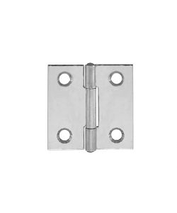 Cerniere piane strette Inox 80 x 45 mm. - 2 pz.