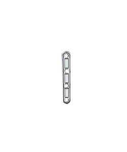 Lastrine diritte Inox 61 x 15 mm. - 4 pz.