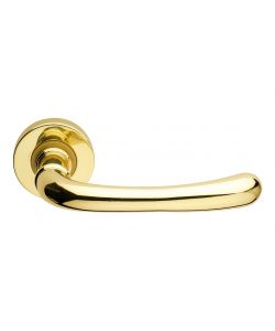 Masidef Maniglia Porta Interna Bronzo Lucido - Guarnitura Classic 13,8 cm