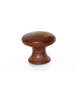 Pomolo in legno - 31 mm. - noce scuro
