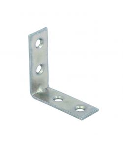 Lastrine di giunzione ad angolo 50 x 50 mm. - zincate - 20 pz.