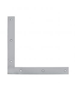 Lastrine angolari 120 x 120 mm. - zincate - 4 pz.
