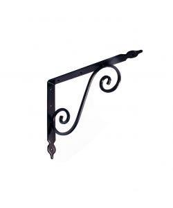 Reggimensola 'Rustica elegante' - 200 x 250 mm. - nero martellato