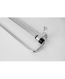 Appendiabiti Estraibile 30 cm Cromato per Armadio Salvaspazio