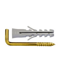Tasselli nylon + ganci appendiquadro