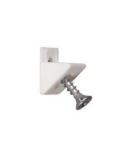 Fermaschiena con vite - bianco - 12 pz