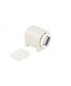 Chiusure magnetiche con basetta - forza 6 kg. - bianco - 2 pz