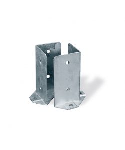 Coppia supporti ancoraggio per travi 80 x 80 x 150 mm.