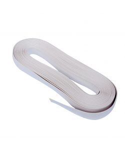 Cintino in plastica 5,5 mt in PVC bianco