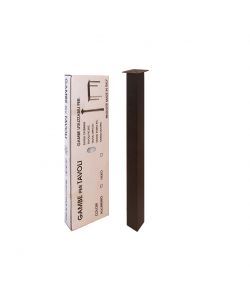 Kit gambe quadre serie 'Easy' 4 pz. 40x40 - H.710 mm. nero