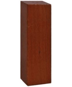 Piedino Quadrato Legno Noce H. 120 mm per Mobili e Divani