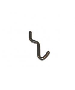 Ganci in metallo per pannello forato - numero 1 - 12 pz.