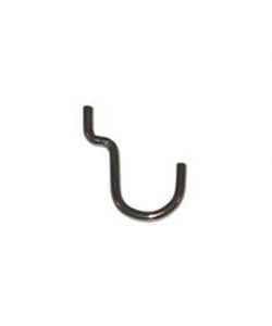 Ganci in metallo per pannello forato - numero 5 - 12 pz.