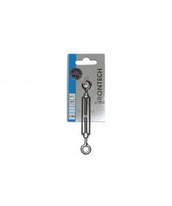 Tenditore a 2 occhi M5 mm. in acciaio Inox A4 - AISI 316