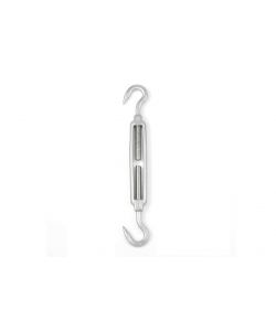 Tenditore a 2 ganci M6 mm. in acciaio zincato