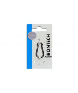 Moschettone pompiere  4 x 40 mm. in acciaio Inox A4 - AISI 316