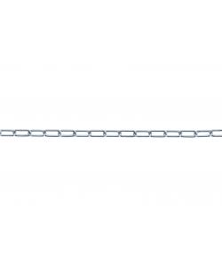 Catena genovese pretagliata  2 mm. in acciaio zincato 2,5 mt.