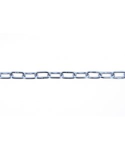 Catena genovese pretagliata  3 mm. in acciaio zincato 2,5 mt.