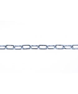 Catena genovese pretagliata  4 mm. in acciaio zincato 2,5 mt.