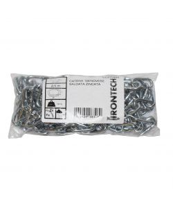 Catena genovese diam 4 mm pretagliata in acciaio zincato 5 mt