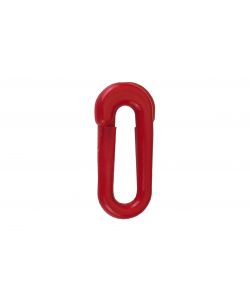Falsa maglia  6 mm. in plastica rossa 4 pz.
