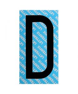 Lettera Adesiva Nera Serie T80 D Letterfix