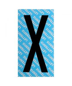 Lettera Adesiva Nero Serie T80 X Letterfix
