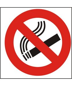 ROSH Targa adesiva Vietato Fumare in vinile 17x17 cm conformit� CEE
