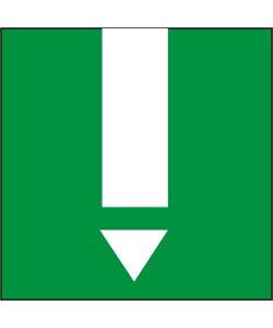 ROSH Targa adesiva Uscita di emergenza vinile 17x17 cm conforme CEE