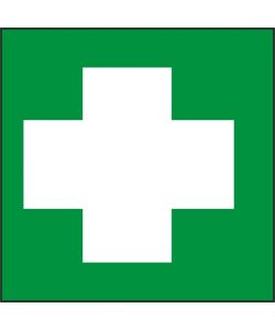 ROSH Targa adesiva Pronto Soccorso vinile 17x17 cm alta visibilit�