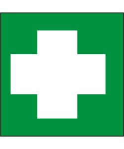 ROSH Targa adesiva Pronto Soccorso vinile 17x17 cm alta visibilit�