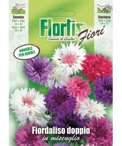 Flortis Sementi Fiordaliso Doppio Mix per Aiuole - Bustina Annuale