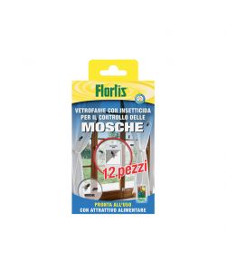 Vetrofanie con insetticida per mosche 12pz