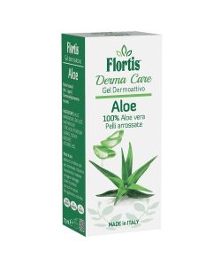 Flortis Gel Dermoattivo Aloe Vera 75 ml - Idratante per pelli arrossate