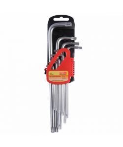 Chiavi Torx T10/T50 Pz 9 C/Foro Lunghe         Hit