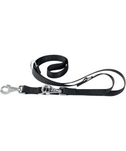Ferplast Guinzaglio Nylon Addestramento Canini 20mm L120-200cm Nero