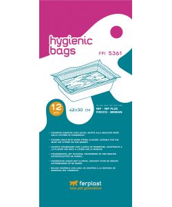 Ferplast Sacchetti Igienici Ricambio Lettiera Gatto 42x30 cm 12 pz