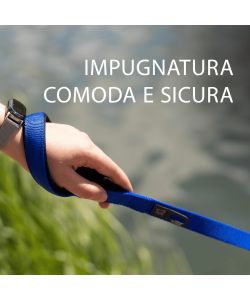Ferplast Guinzaglio per Cani Daytona GM Blu 45 x 2,5 cm Morbido e Robusto