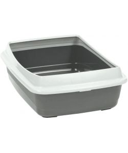 Ferplast Lettiera Gatti NIP 10 Plus Cassette Igienica Nera 47x36 cm