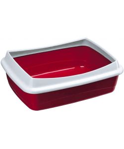 Ferplast Lettiera Gatti NIP 10 Plus Cassette Igienica Nera 47x36 cm