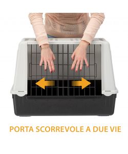 Ferplast Trasportino Cani Atlas Car Mini 72x41x51 cm Sicuro e Pratico