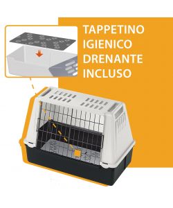 Ferplast Trasportino Cani Atlas Car Mini 72x41x51 cm Sicuro e Pratico