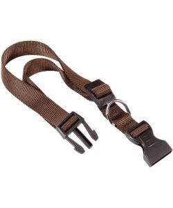 Ferplast Collare nylon regolabile marrone 45-70 cm fibbia scorrevole