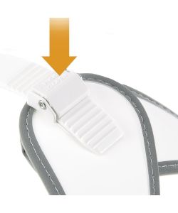 Ferplast Pettorina per Cane Ergonomica Regolabile in Nylon Bianco