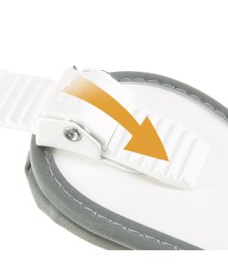 Ferplast Pettorina per Cane Ergonomica Regolabile in Nylon Bianco