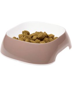 Ferplast Ciotola Glam Tortora 0,4L Antiscivolo per Cibo e Acqua Gatti