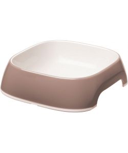 Ferplast Ciotola Glam Tortora 0,75L Antiscivolo per Cani e Gatti
