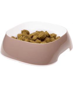 Ferplast Ciotola Glam Tortora 1,2L Antiscivolo per Cibo e Acqua