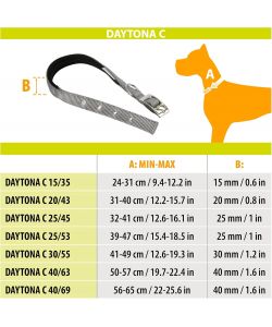 Ferplast Collare Cane Nylon Regolabile Verde 32-39 cm per Taglia Media