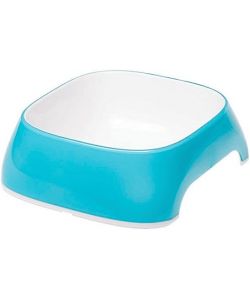 Ferplast Ciotola Glam Blu 0,2L Antiscivolo per Gatti Interni e Viaggi